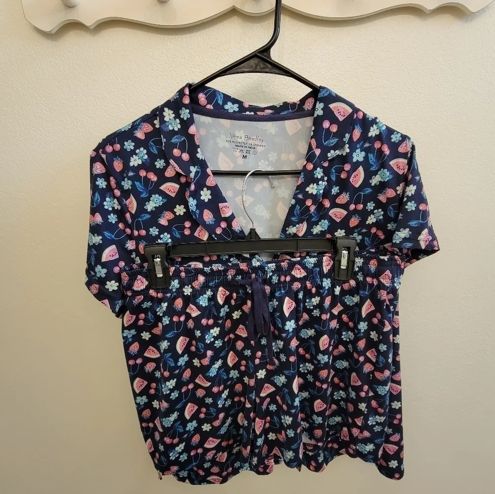 Vera Bradley 2 Pc Pajamas Set